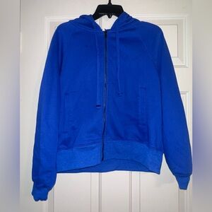 Blue Zip-Up Hoodie